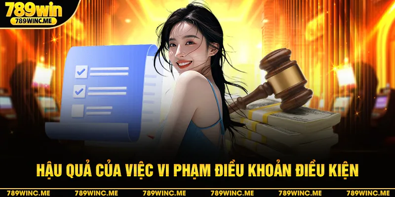 Hậu quả của việc vi phạm điều kiện 